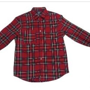 Disney x Forever 21 Mickey Mouse Red Plaid Shirt Size Medium